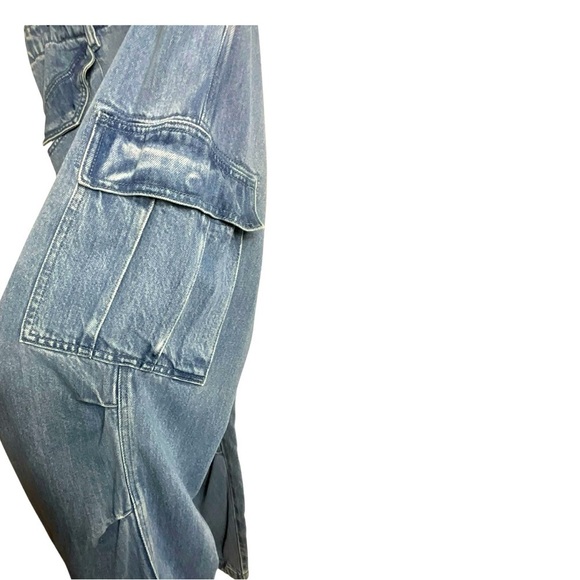 Lucky Brand Liquid Denim Luxe Cargo Jeans - Picture 8 of 14